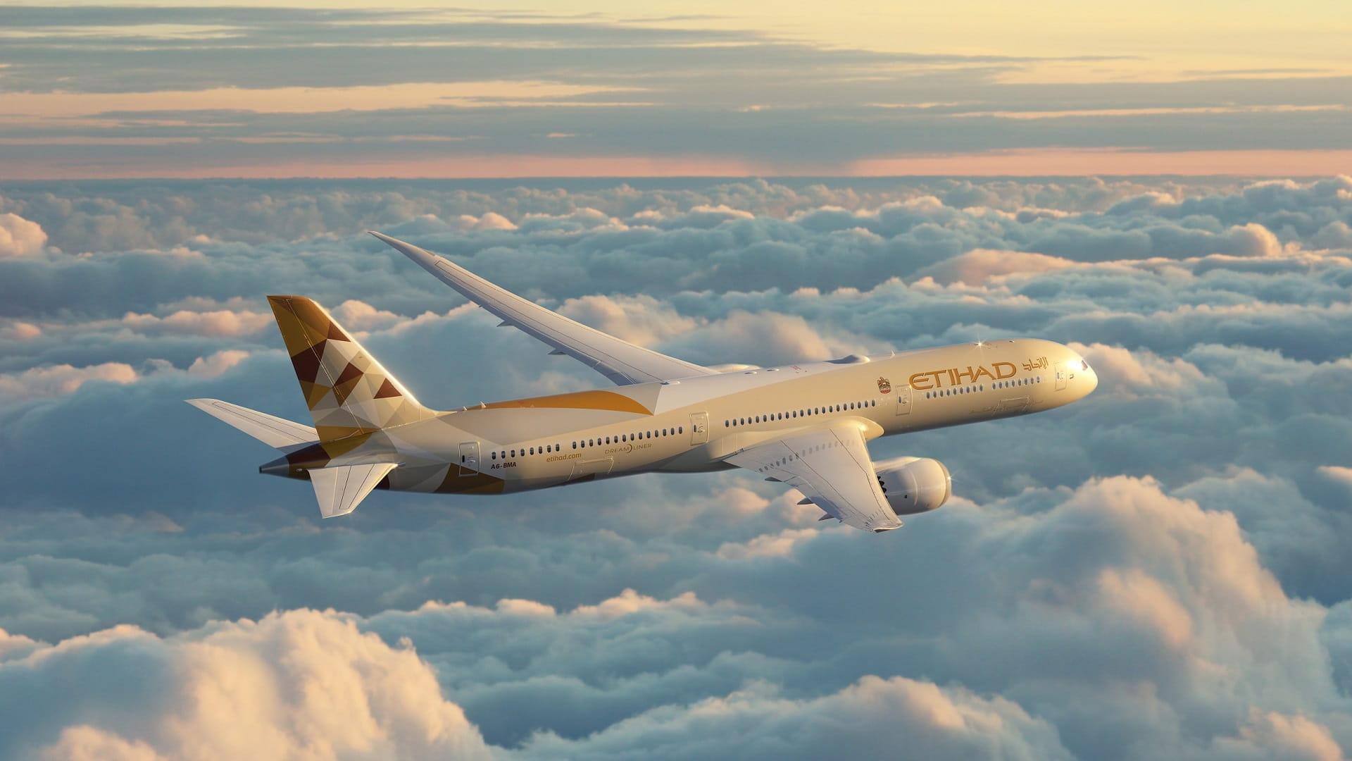 Image for the title: Etihad Airways logs 1.4 million passengers in January 2024 