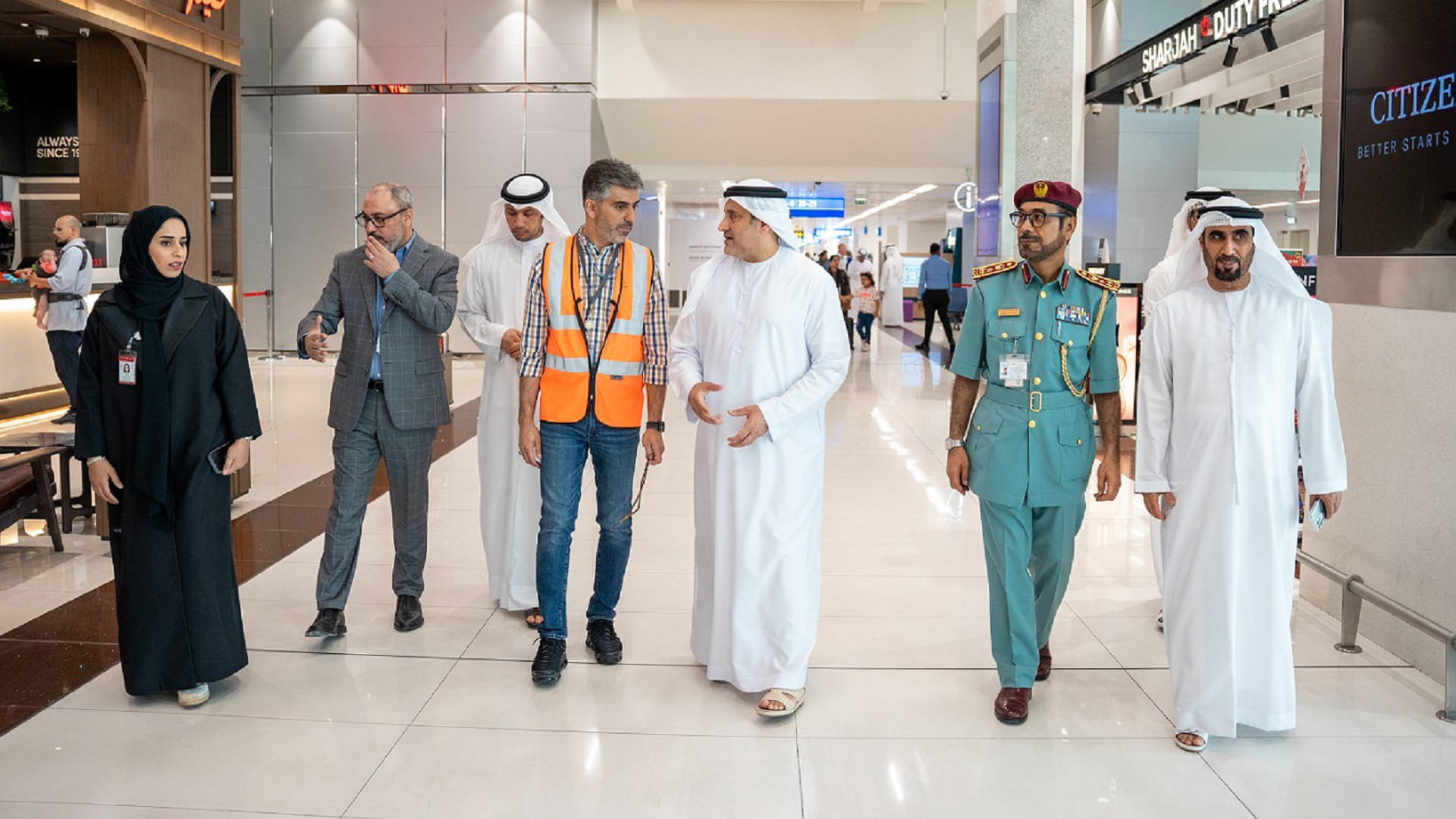 Image for the title: Ali Al Midfa inspects Sharjah Airport's preparations for summer 