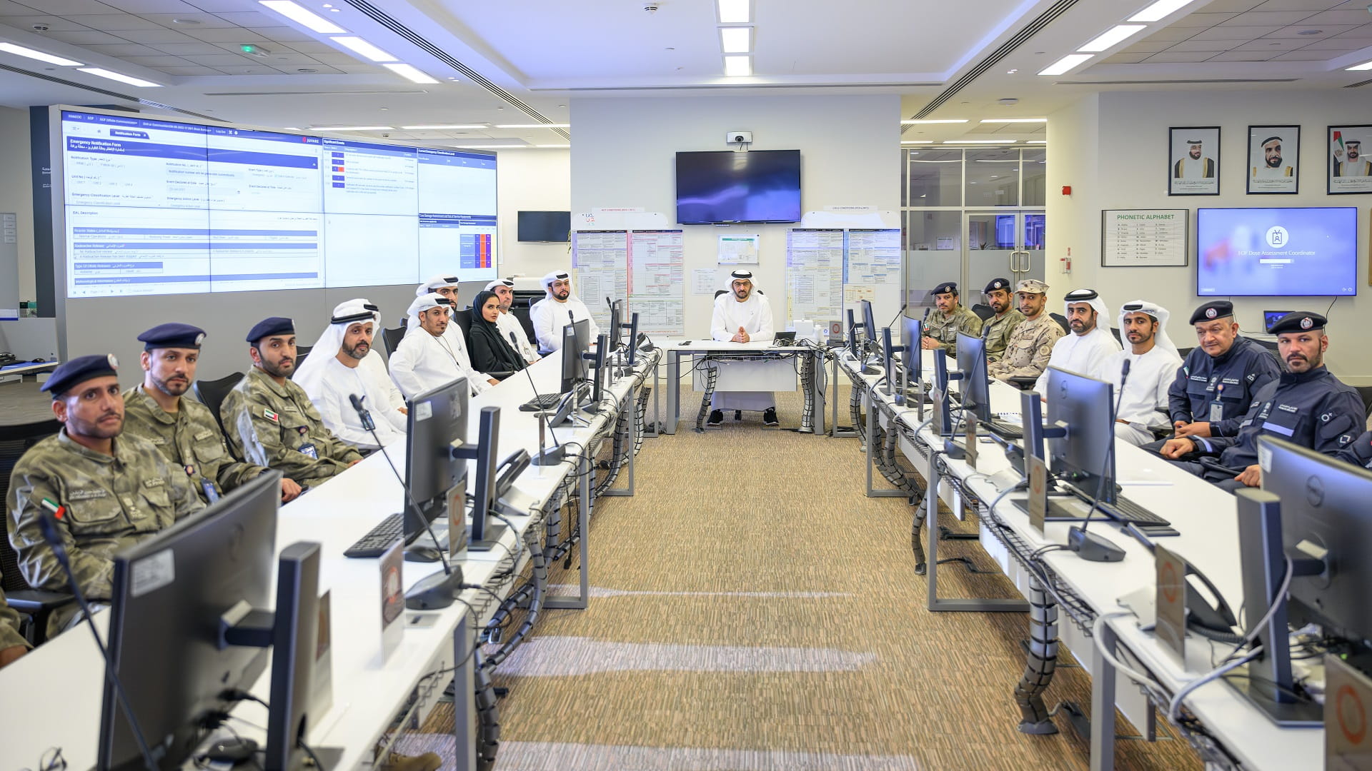 Image for the title: Hamdan bin Zayed visits Nuclear Emergency Response Centre 