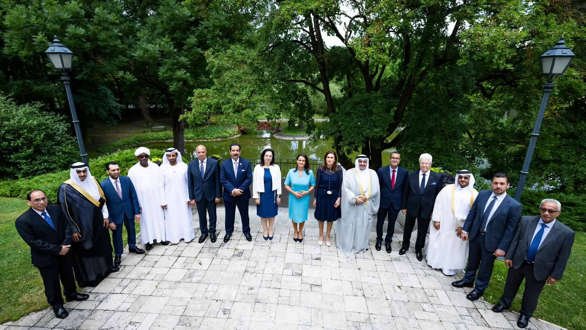 Image for the title: UAE Ambassador attends Hungarian President's meeting 
