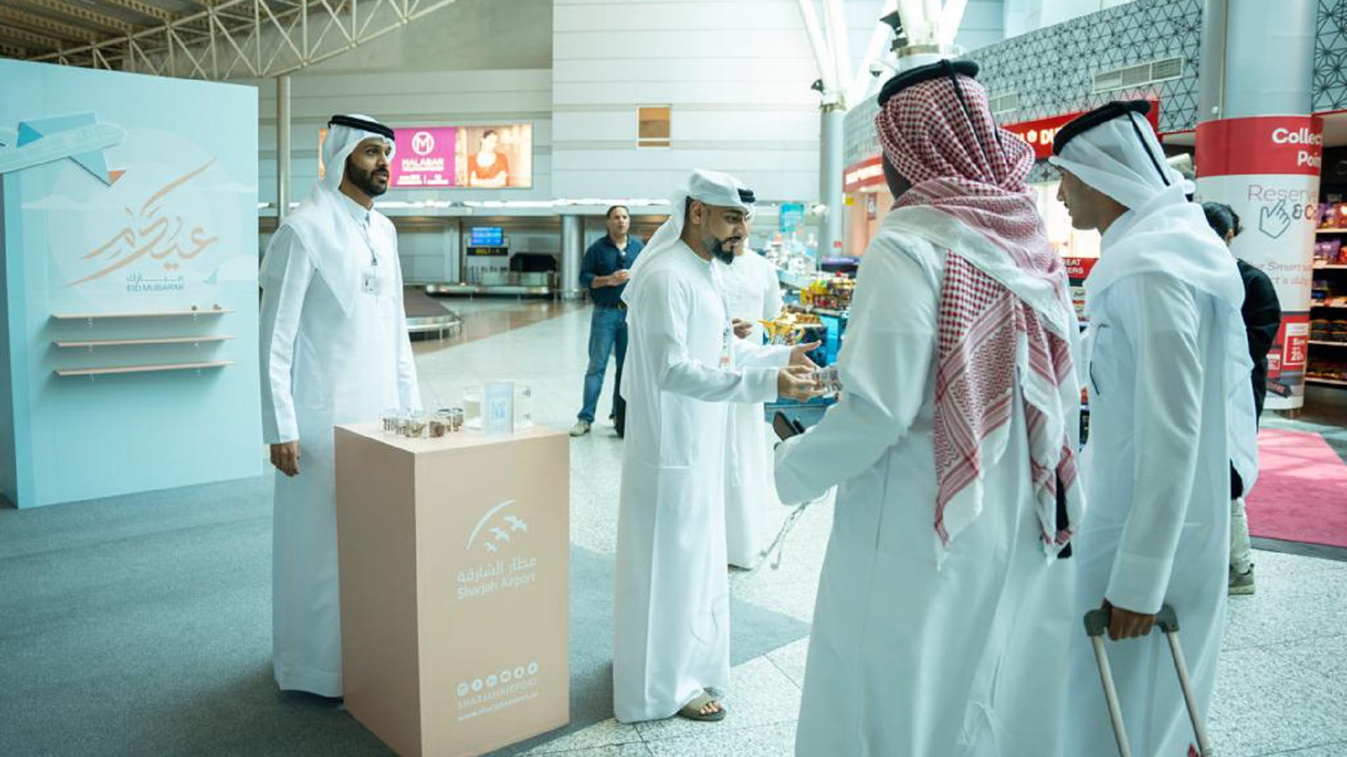 Image for the title: Sharjah Airport celebrates Eid Al Adha with passengers 