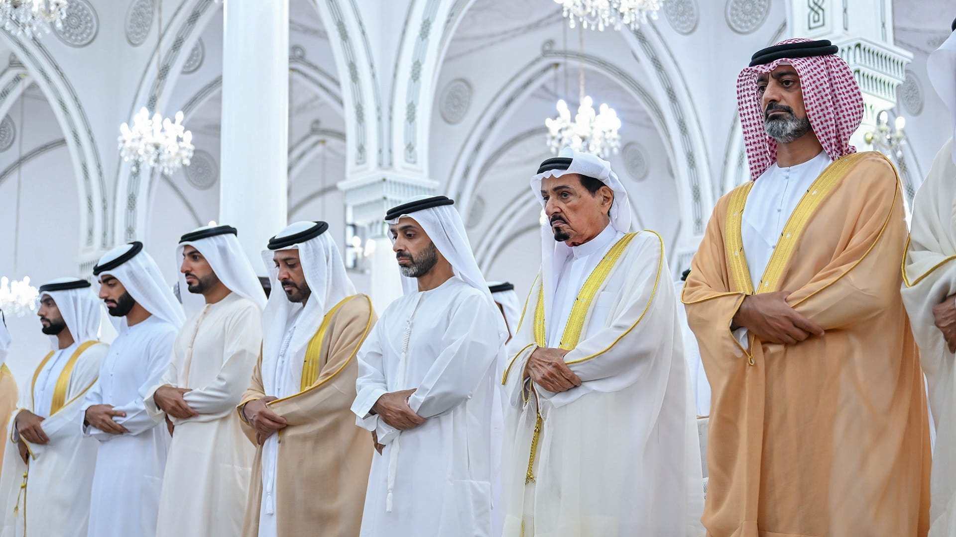 Image for the title: Ajman Ruler performs Eid Al Adha prayer 