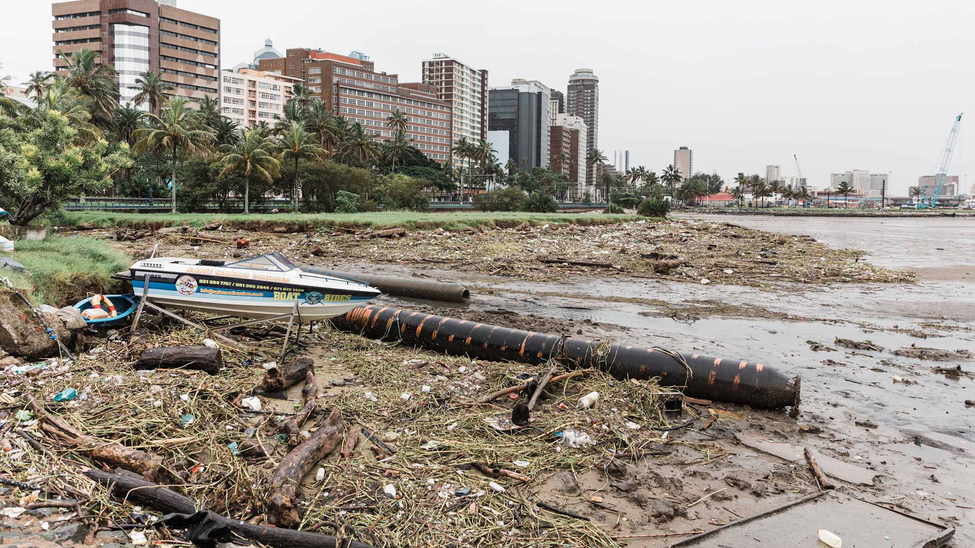 Image for the title: Four killed in unseasonal rain, tornado in South Africa 