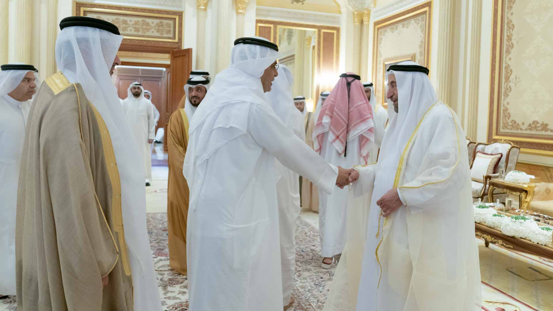 Image for the title: Sharjah Ruler continues to receive Eid Al Adha well-wishers 