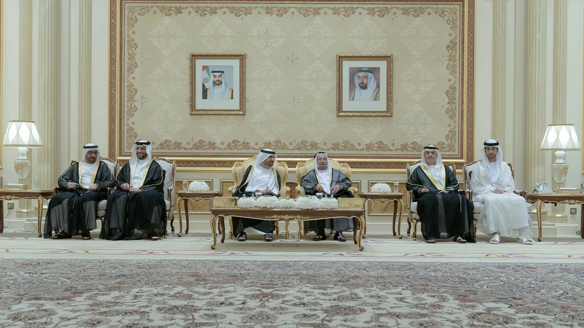 Image for the title: Sharjah Ruler exchanges Eid greetings with more well-wishers 