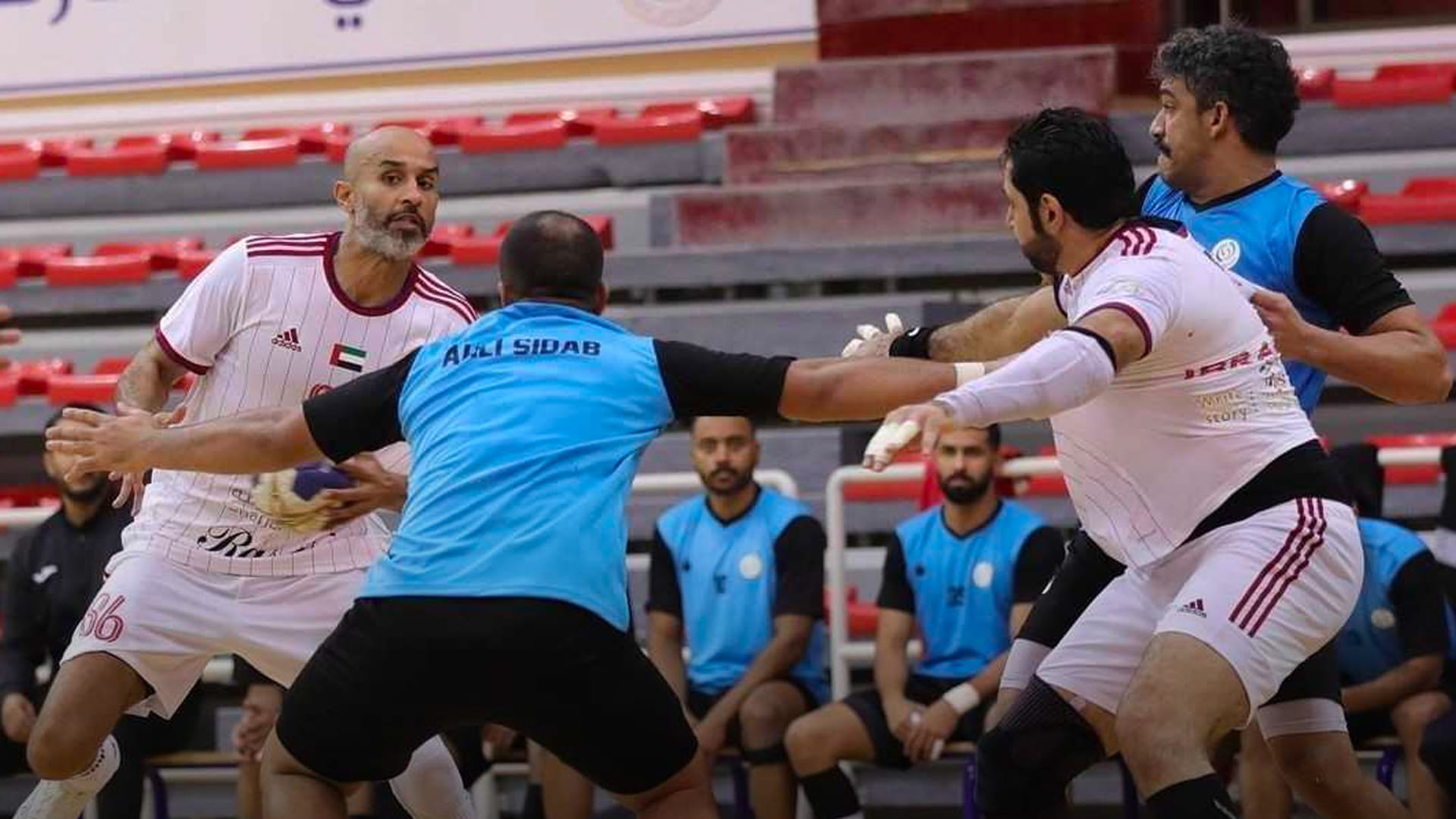 Image for the title: Sharjah contracts with Qatari Al-Gharafa’s Zaki, beat Oman 35-24 