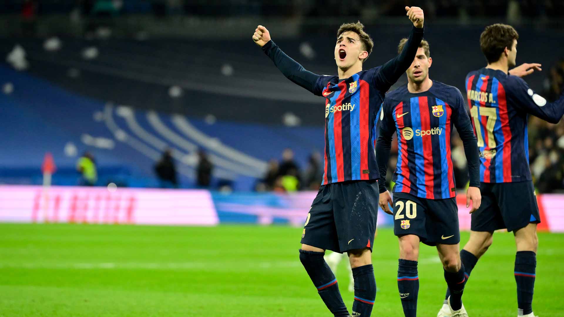 صورة بعنوان: برشلونة يدنو من نهائي كأس ملك إسبانيا 