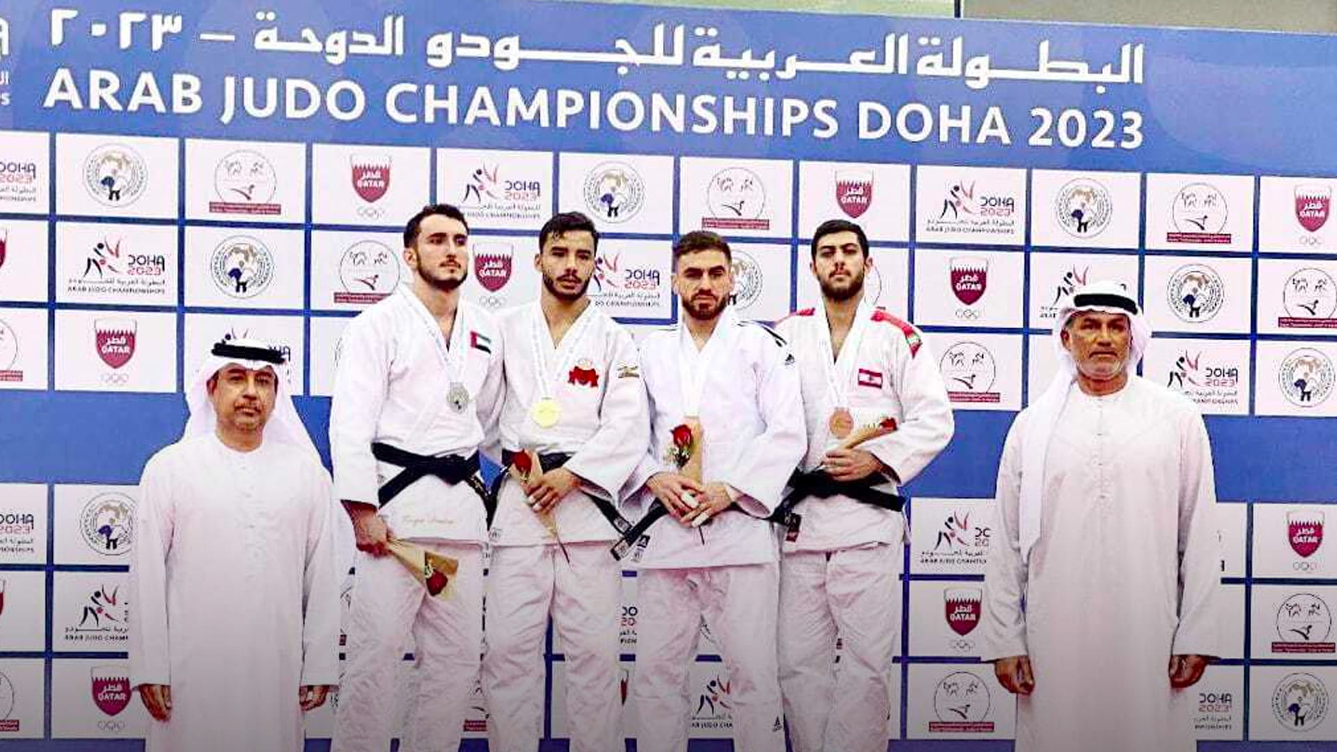 صورة بعنوان: لاعب منتخبنا الوطني للجودو يحرز ميدالية فضية في البطولة العربية 