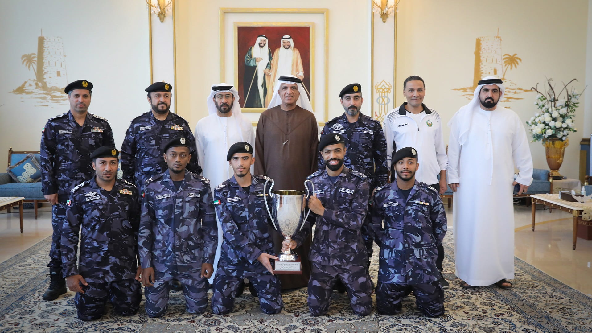 صورة بعنوان: سعود القاسمي يستقبل فريق شرطة رأس الخيمة للرماية 