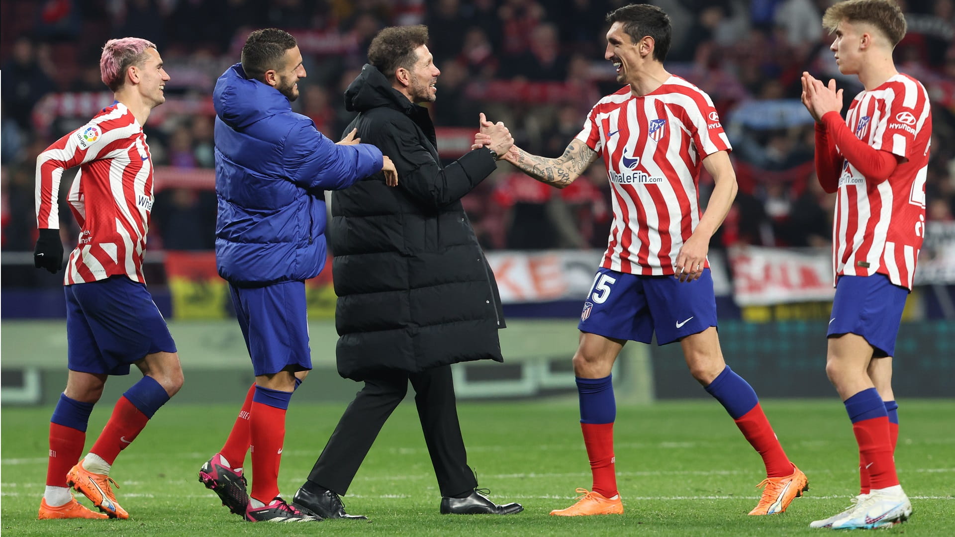 صورة بعنوان: أتلتيكو مدريد يمزق شباك إشبيلية في الدوري الإسباني 