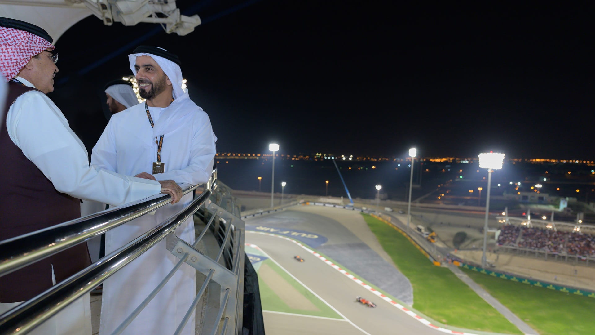 Image for the title: Saif bin Zayed attends closing of Bahrain Grand Prix of Formula 1 