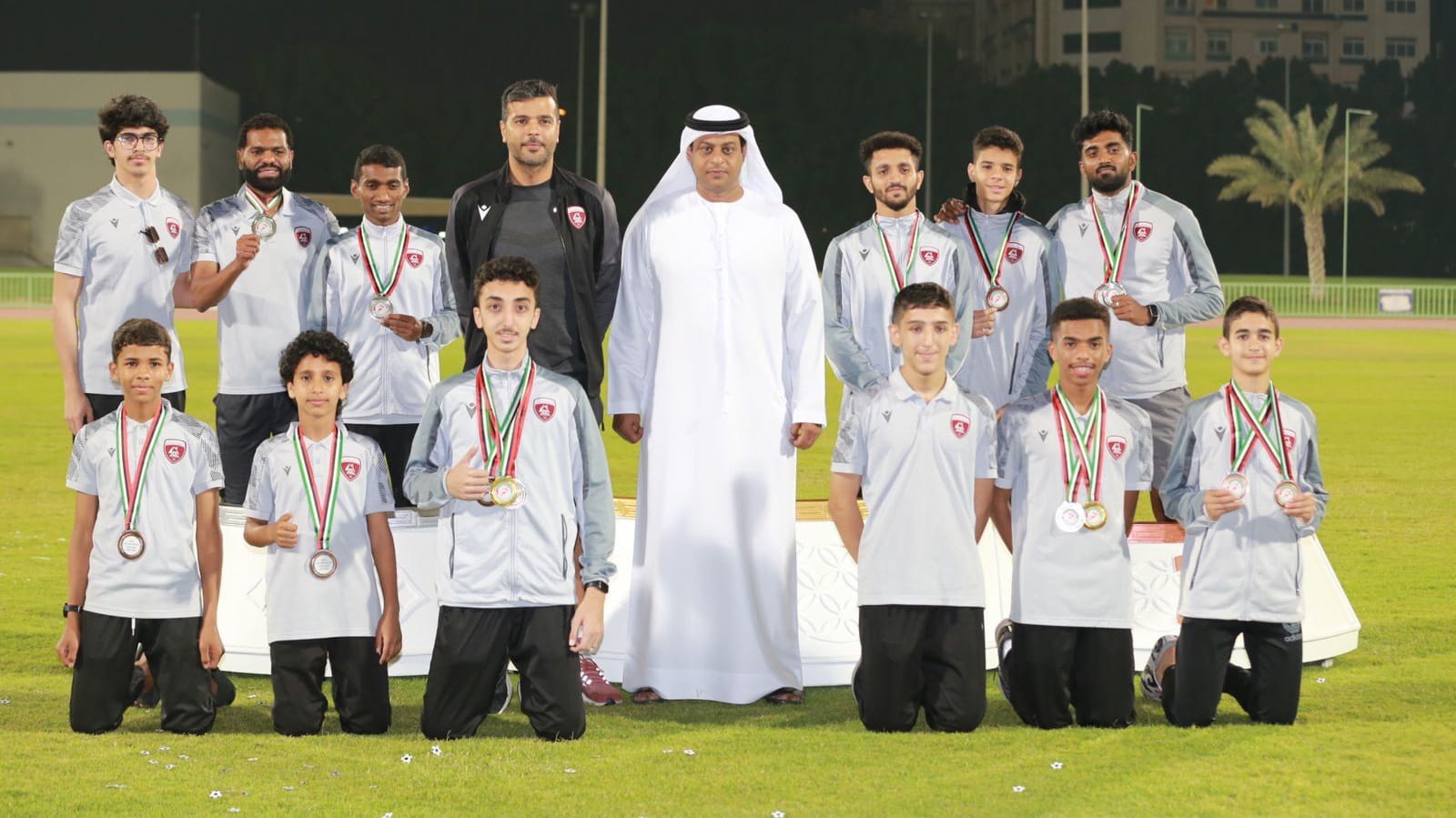 Image for the title: Al Hamriyah Athletics Club wins 19 medals in Federation Cup 