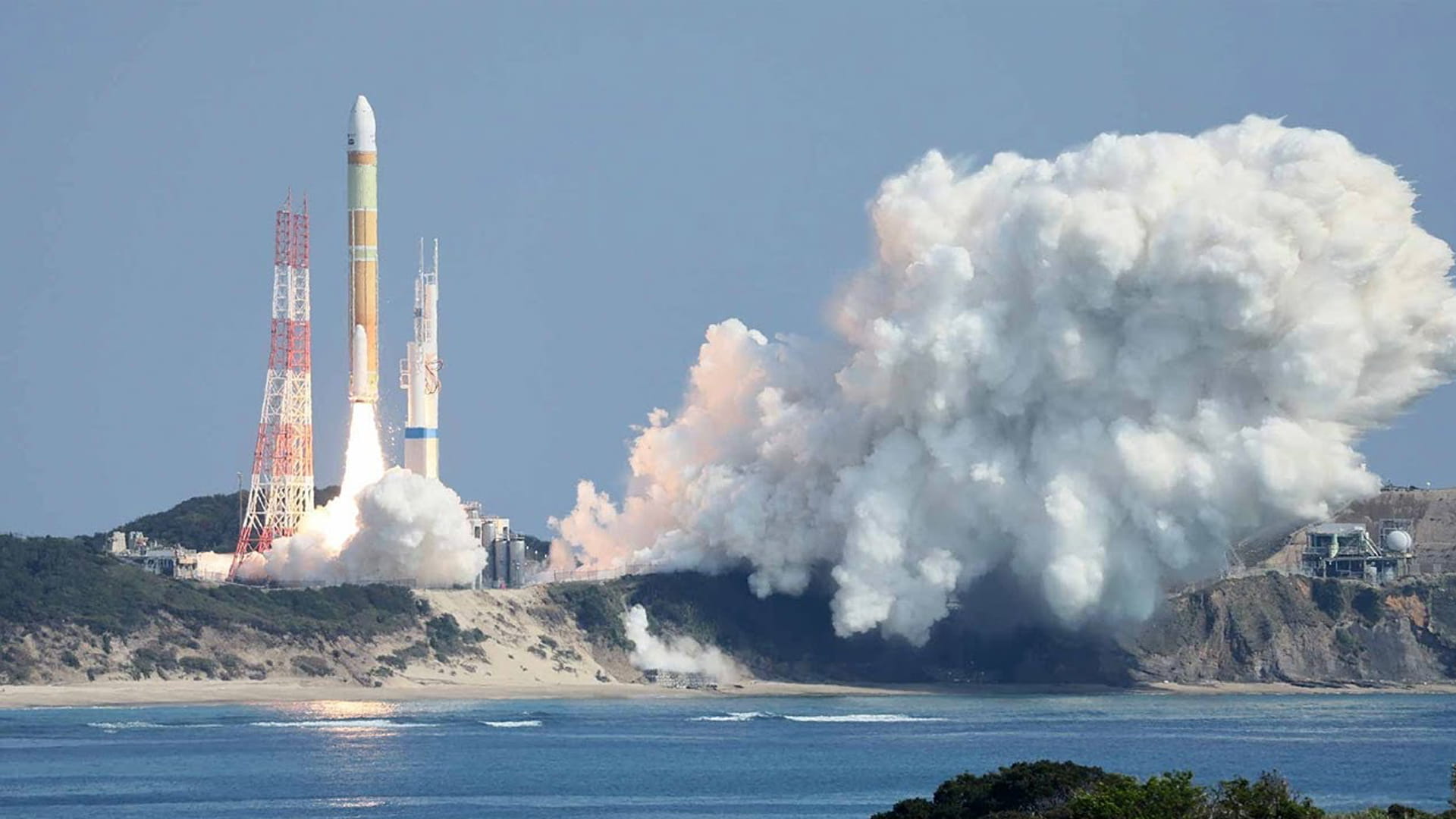 صورة بعنوان: بعد فشل إطلاقه...اليابان تجهض رحلة صاروخ جديد"إتش 3" ليُعدم ذاتياً 