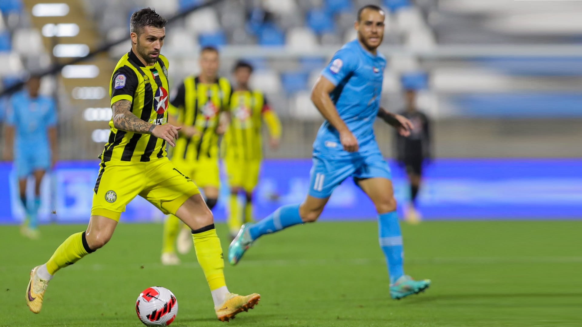 صورة بعنوان: ضمن دوري أدنوك للمحترفين.. تعادل إيجابي بين دبا واتحاد كلباء 