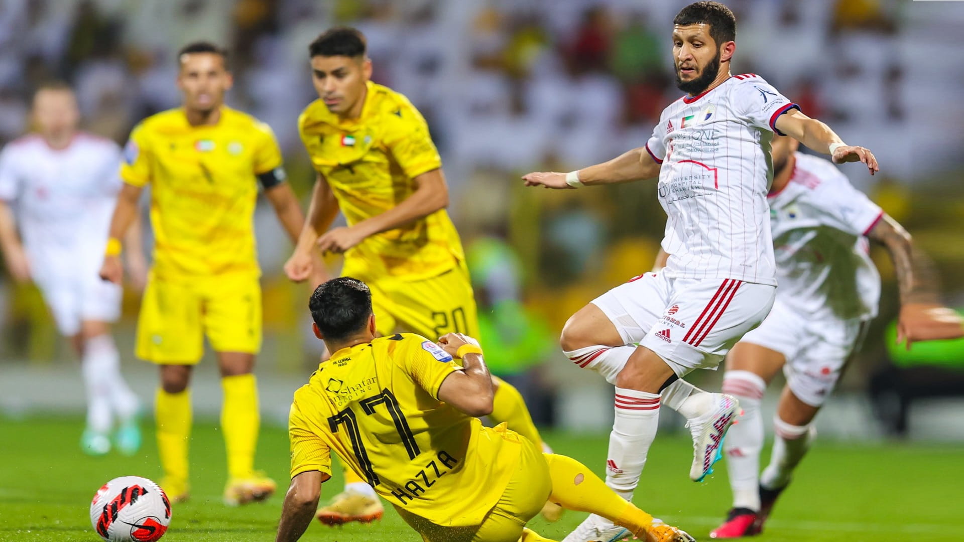 صورة بعنوان: الشارقة يتعادل مع الوصل في دوري أدنوك للمحترفين 