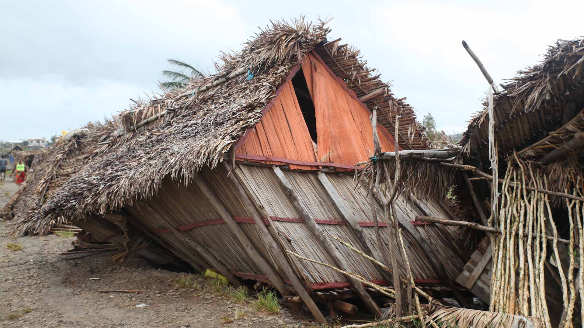 Image for the title: First rains hit Mozambique as Cyclone Freddy inches closer 