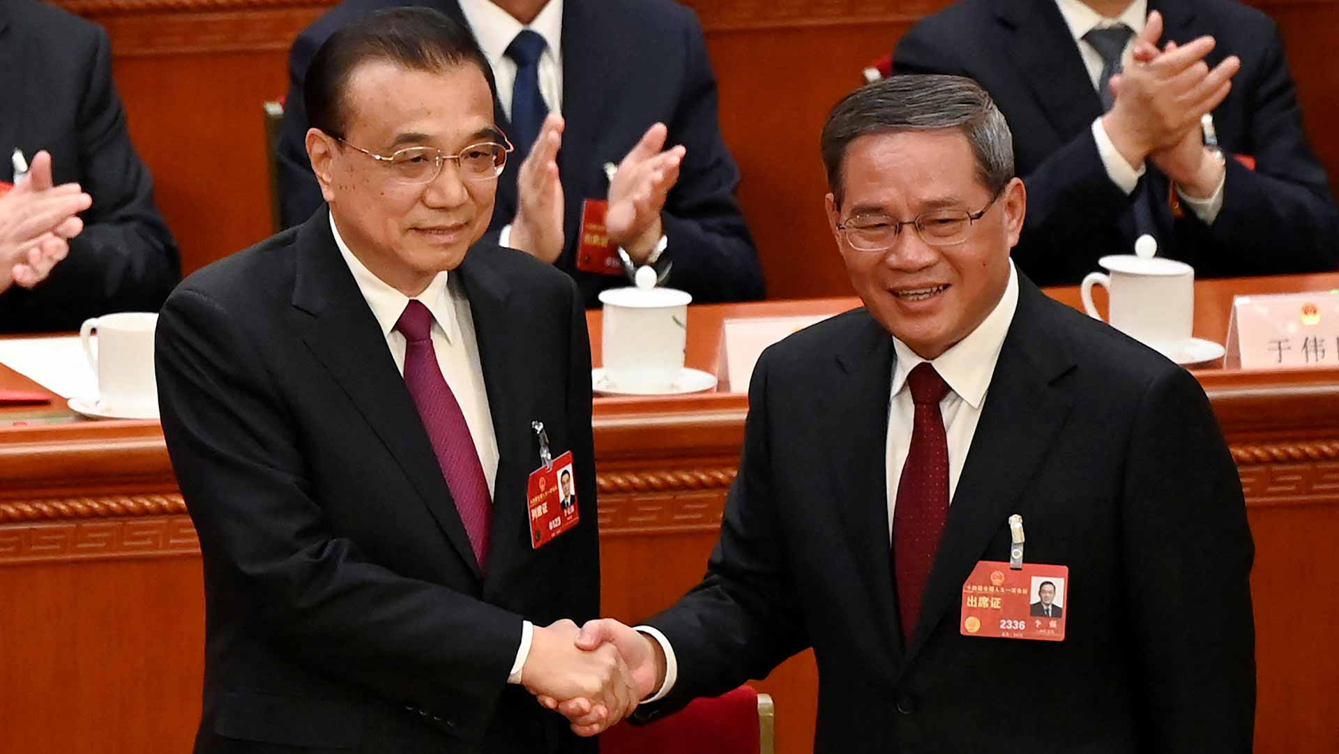 صورة بعنوان: الصين: البرلمان يوافق على تعيين لي تشيانغ رئيساً جديداً للوزراء 