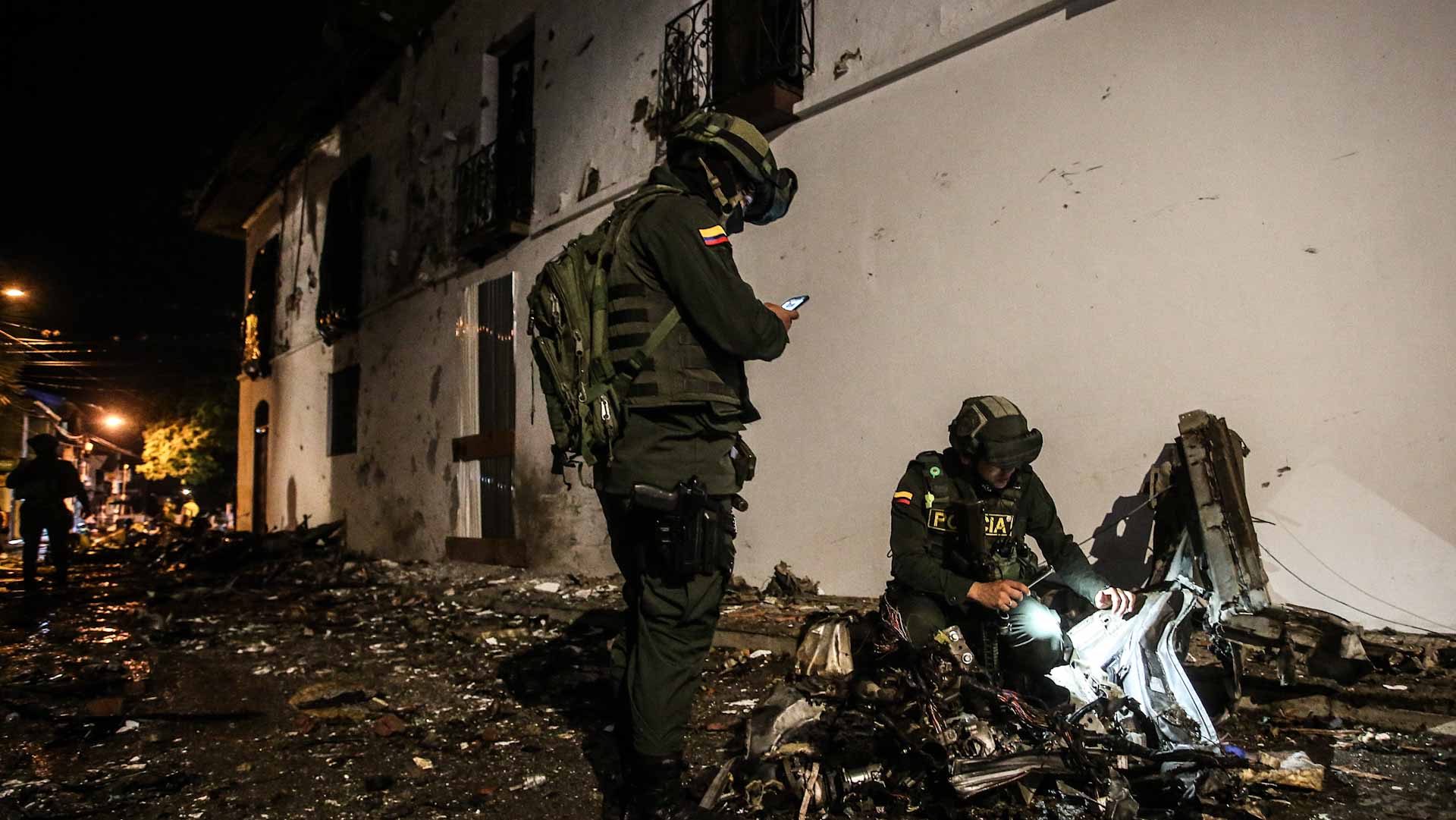 Image for the title: Colombia coal mine gas blast kills at least 11 