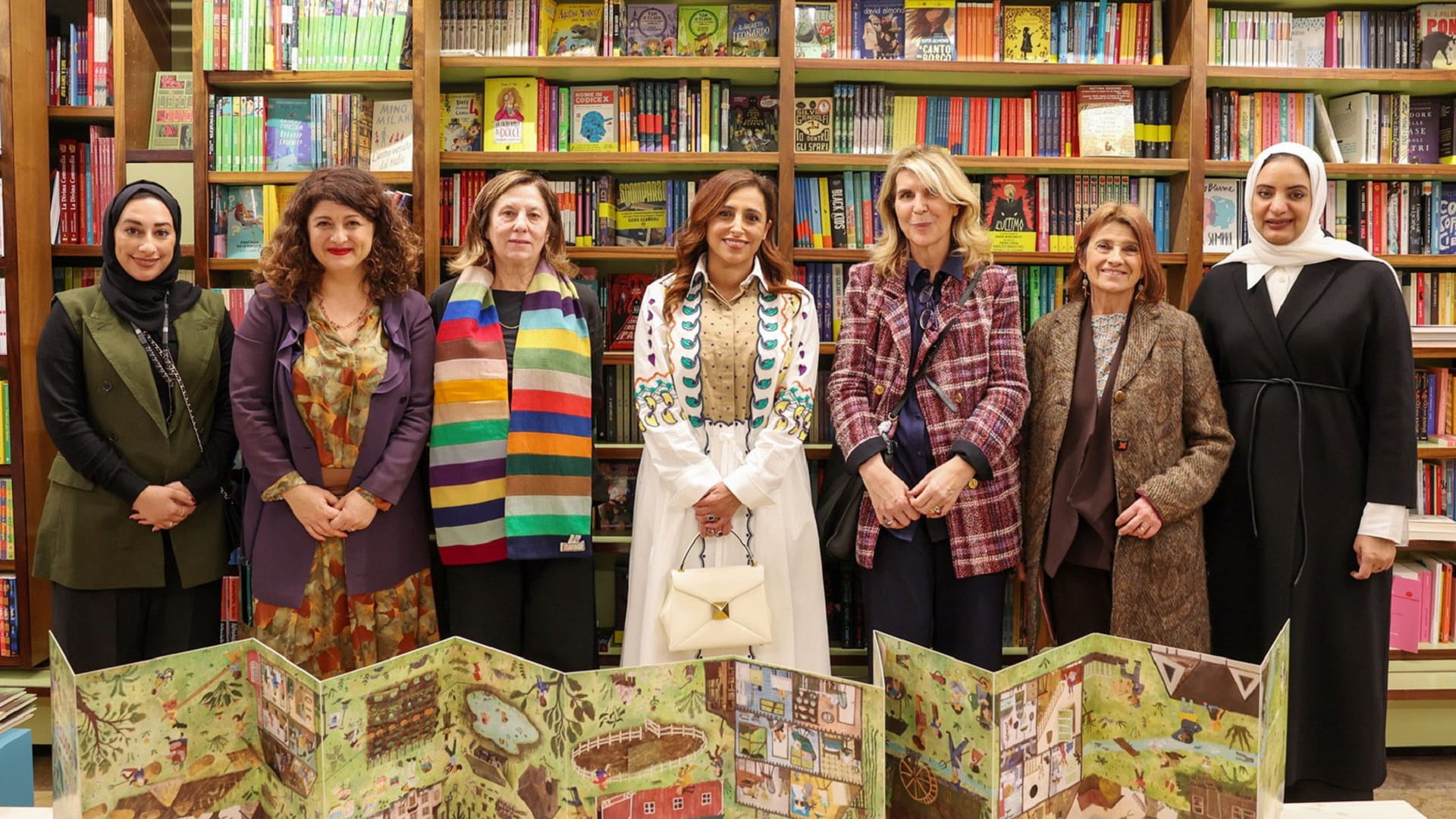 صورة بعنوان: بدور القاسمي: إعادة افتتاح مكتبة "جيانينو ستوباني" تمثل لحظة فخر 