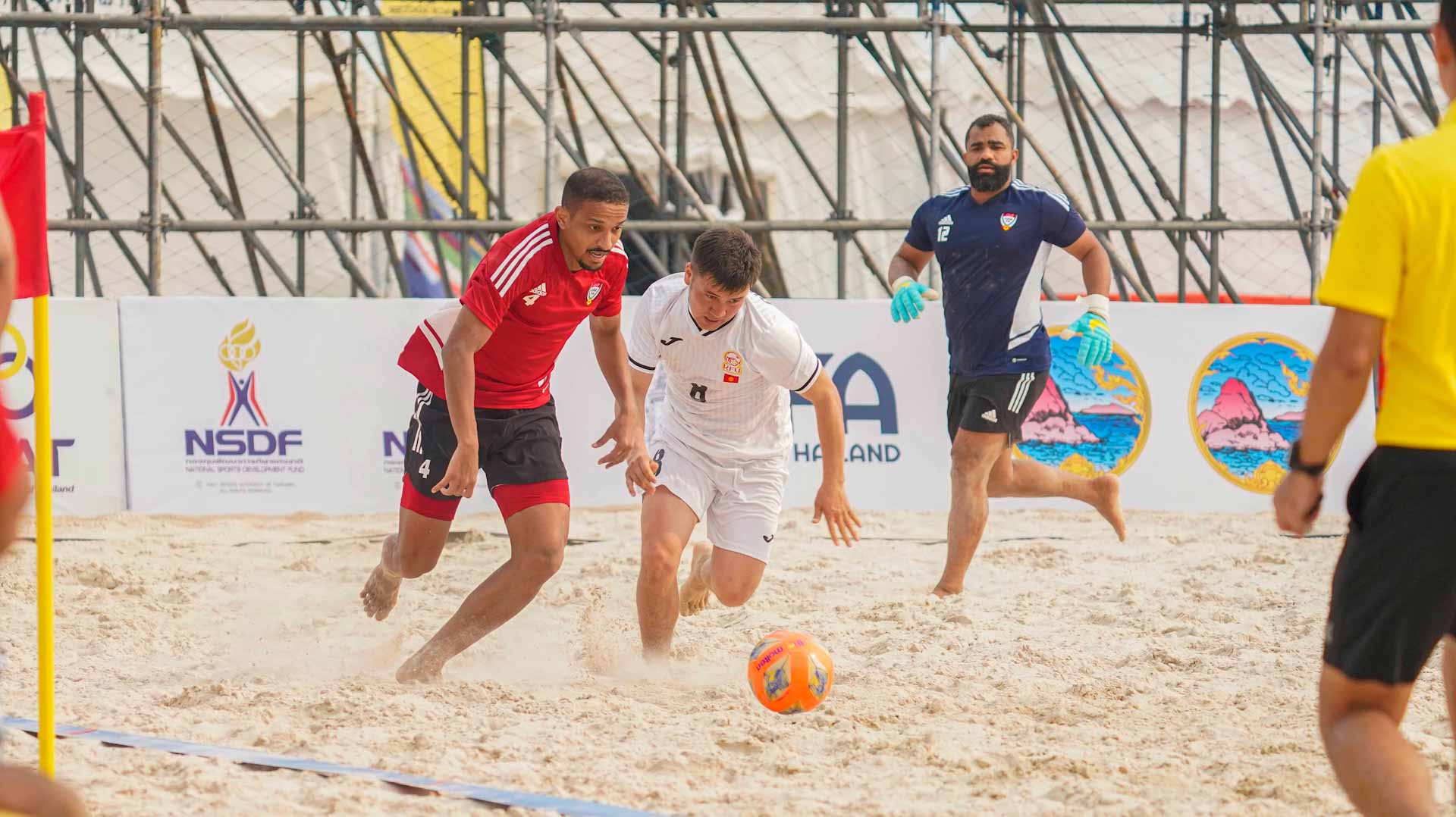 صورة بعنوان: منتخب الشاطئية يحقق فوزه الودي الثالث استعداداً لكأس آسيا 