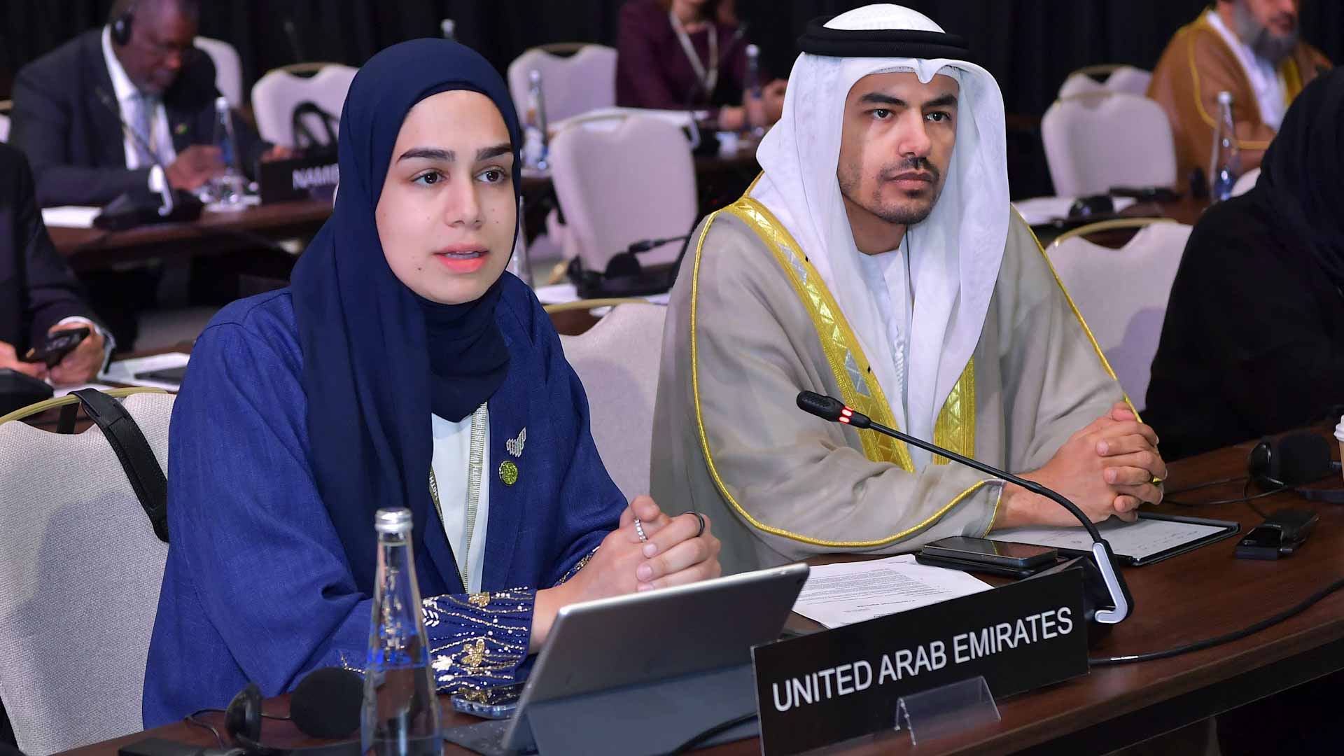 صورة بعنوان: "الشعبة الإماراتية" تشارك في اجتماع لجنة شؤون الأمم المتحدة 