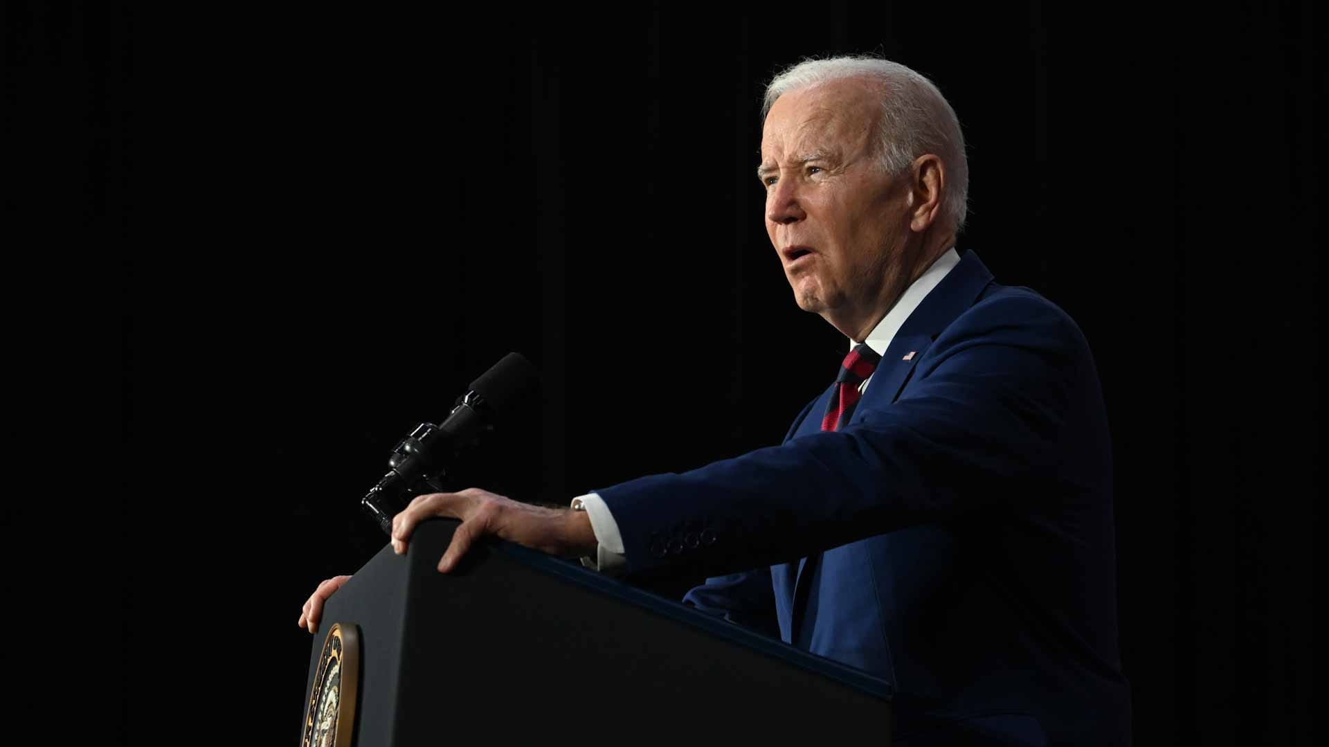 Image for the title: Biden grieves alongside victims of horrific shootings 
