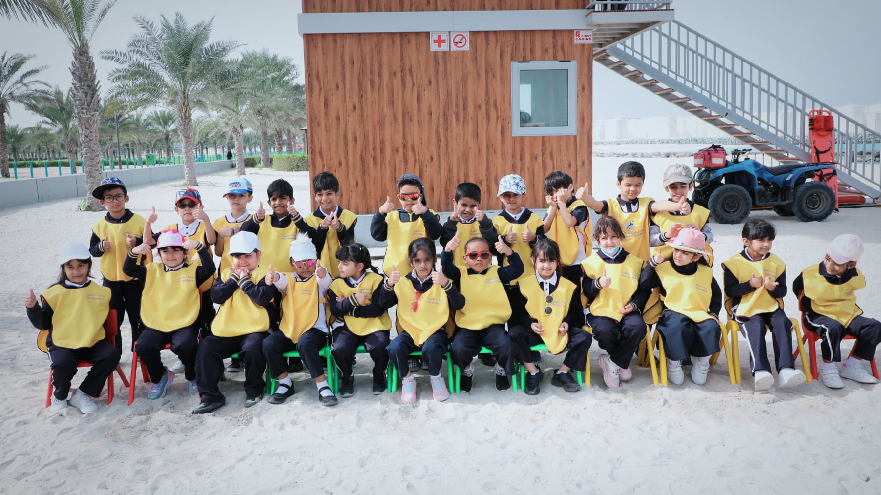 صورة بعنوان: بلدية الحمرية تستقبل المدارس ورياض الأطفال في يوم الطفل الإماراتي 