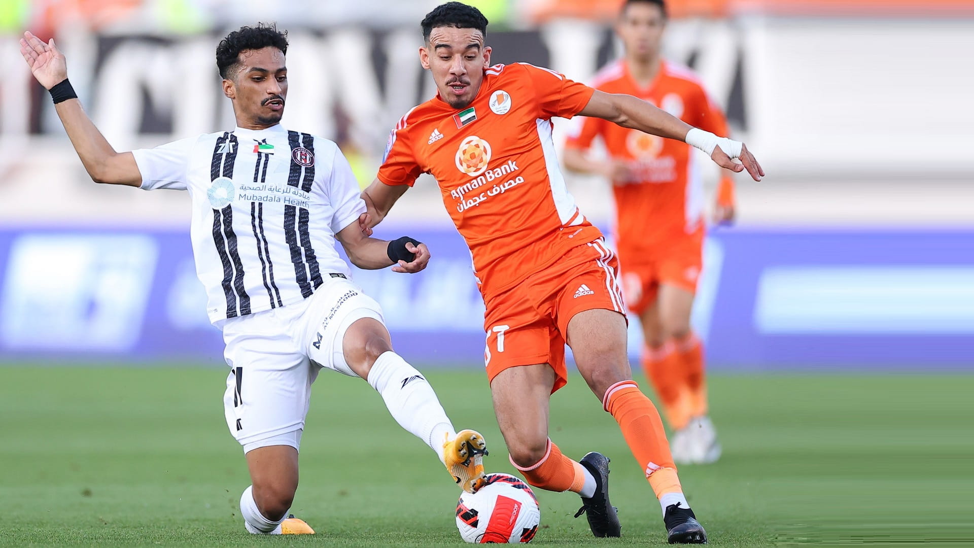 Image for the title: Ajman and Al Jazira tied 1-1 in ADNOC Pro League 