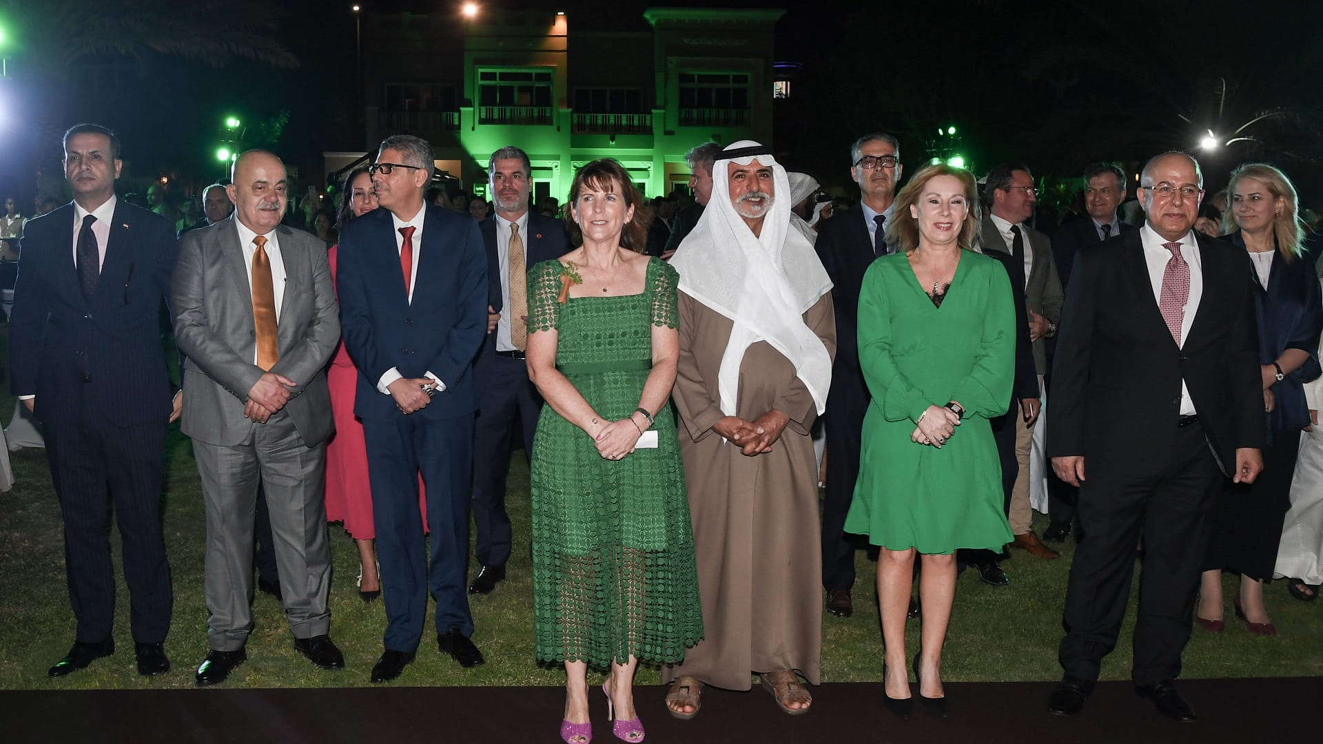 Image for the title: Nahyan bin Mubarak attends Irish embassy's National Day reception 