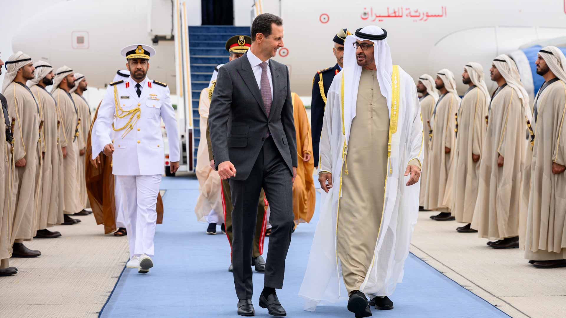 Image for the title: UAE President receives President of Syria 
