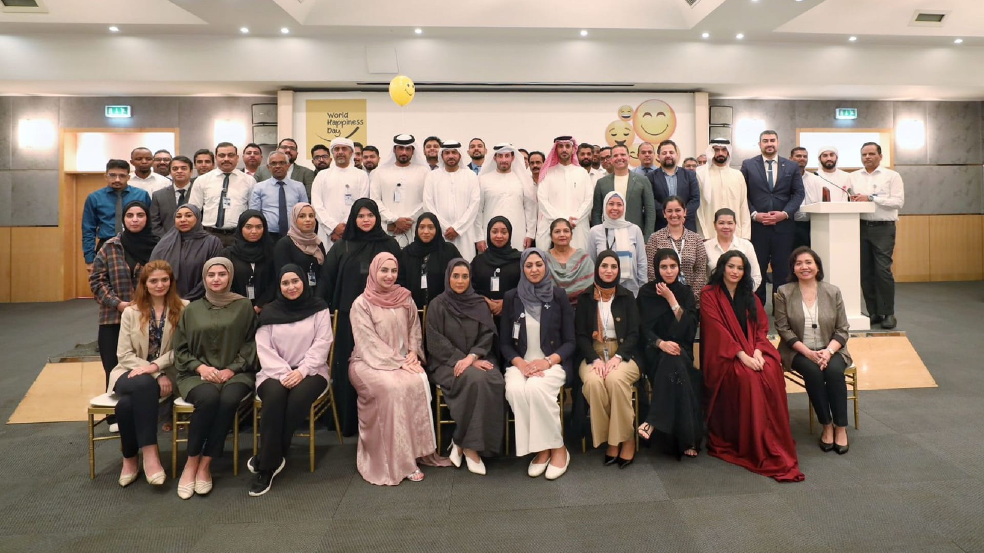 صورة بعنوان: "إكسبو الشارقة" يحتفي بموظفيه بمناسبة اليوم العالمي للسعادة 