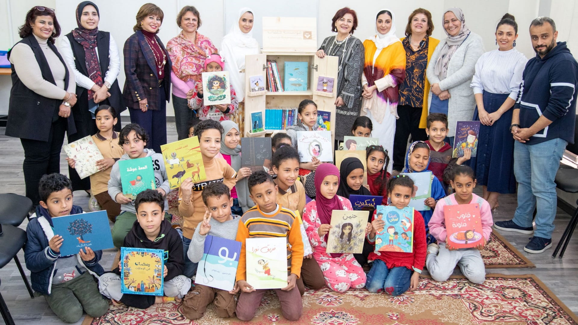 Image for the title: Kalimat takes UAE Reading Month to Egypt 