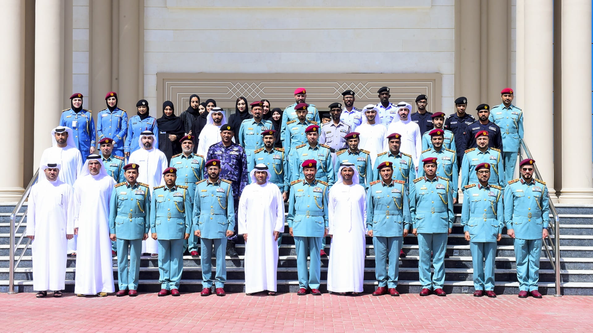 Image for the title: Al Shamsi receives  Sheikh Majid bin Sultan 
