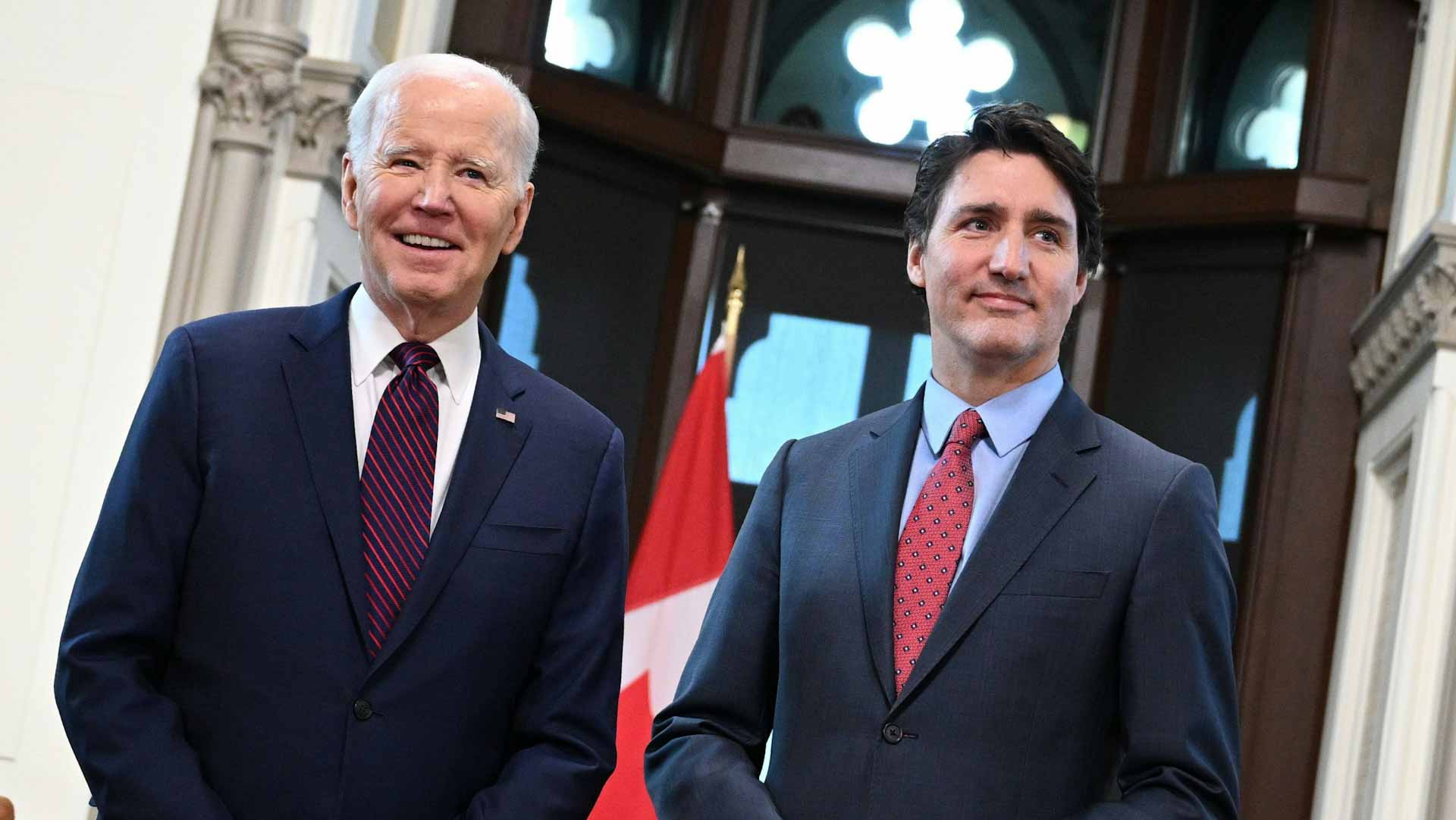 Image for the title: Biden discusses trade, migration challenges in Canada 