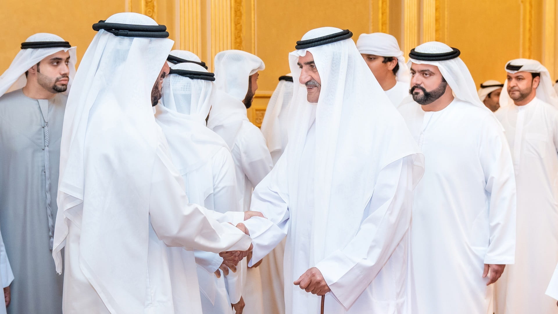Image for the title: Fujairah Ruler receives Ramadan well-wishers 