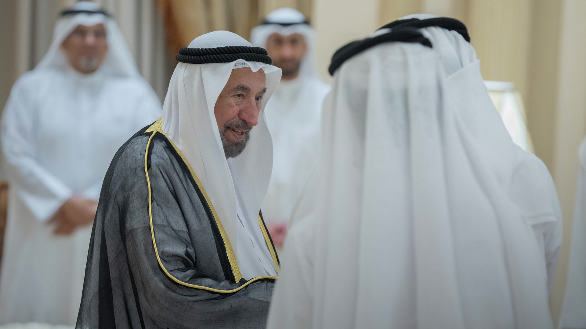 Image for the title: Sharjah Ruler receives Ramadan well-wishers 