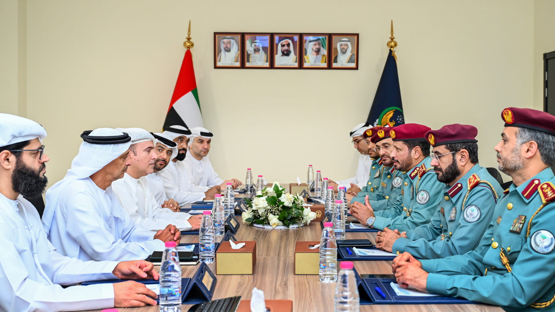 صورة بعنوان: اجتماع تنسيقي بين شرطة الشارقة و "الاتصالات القابضة" 