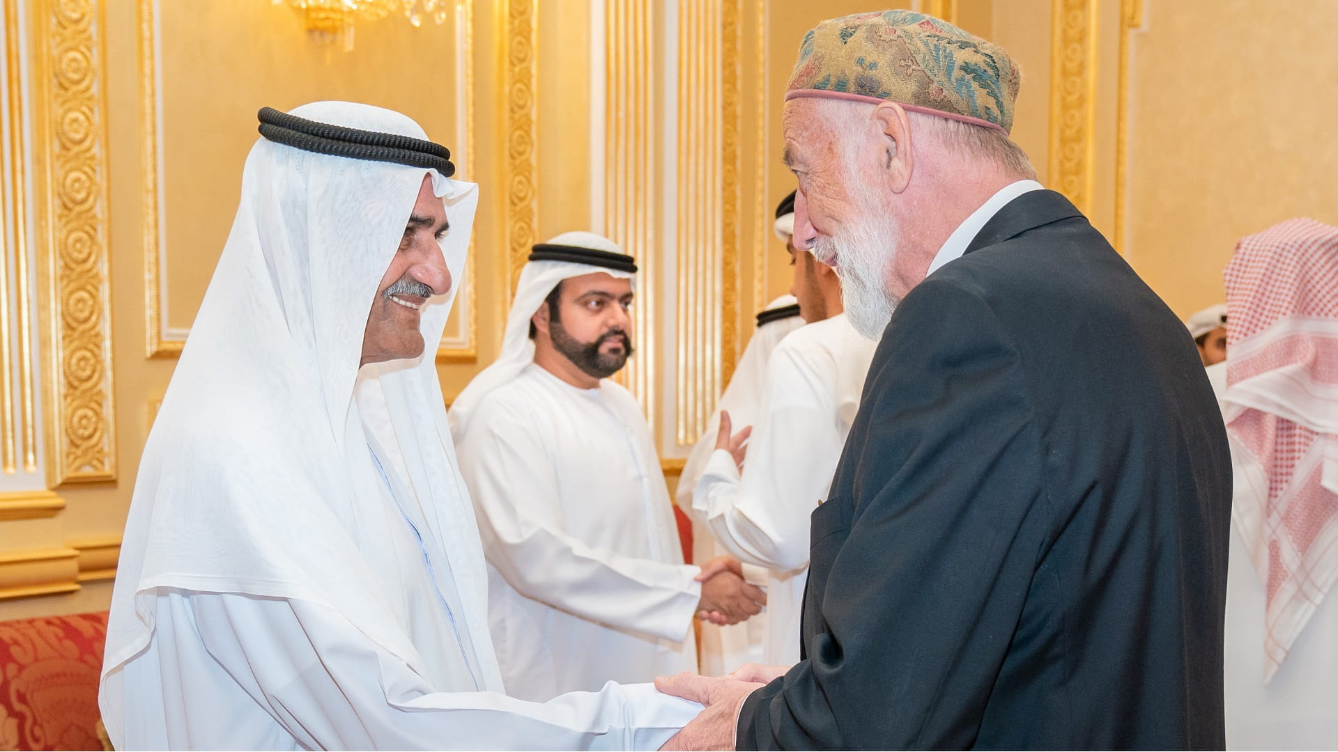 Image for the title: Fujairah Ruler receives Ramadan well-wishers 