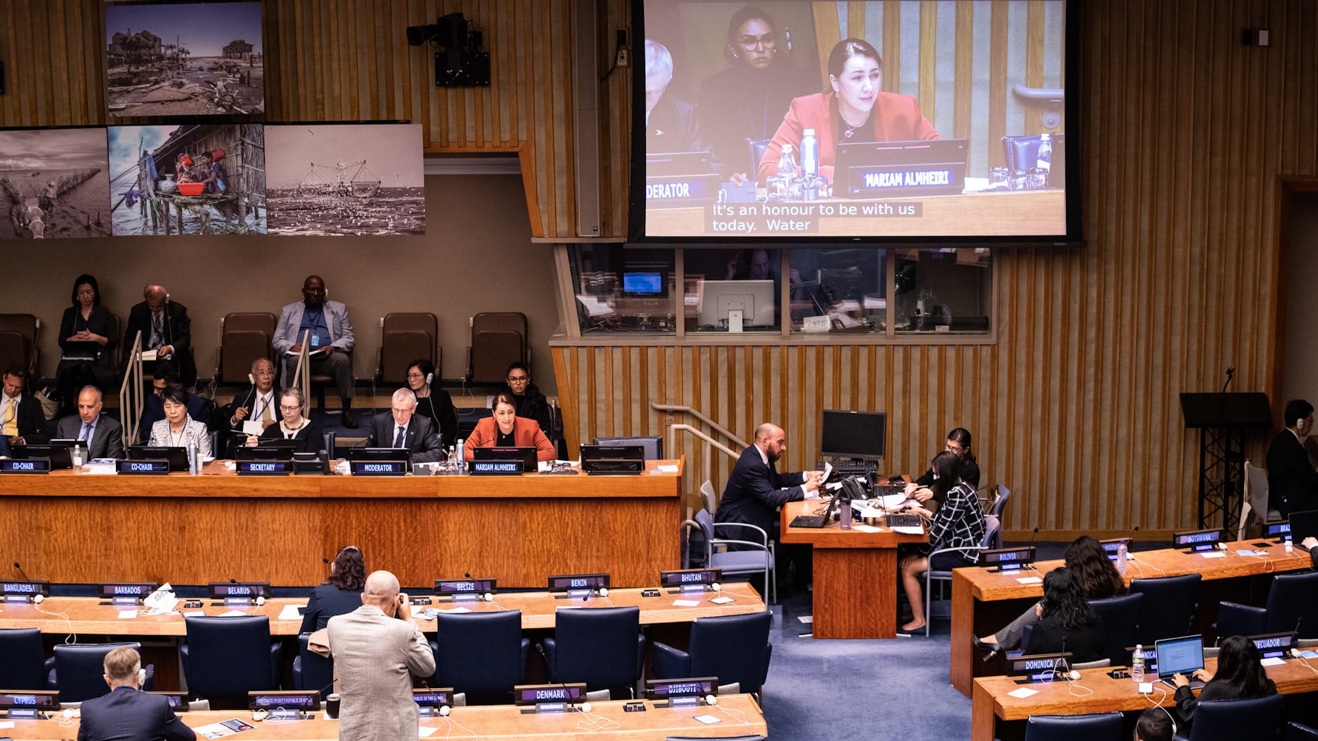 صورة بعنوان: مريم المهيري تدعو لتوحيد جهود تعزيز استدامة المياه في العالم  