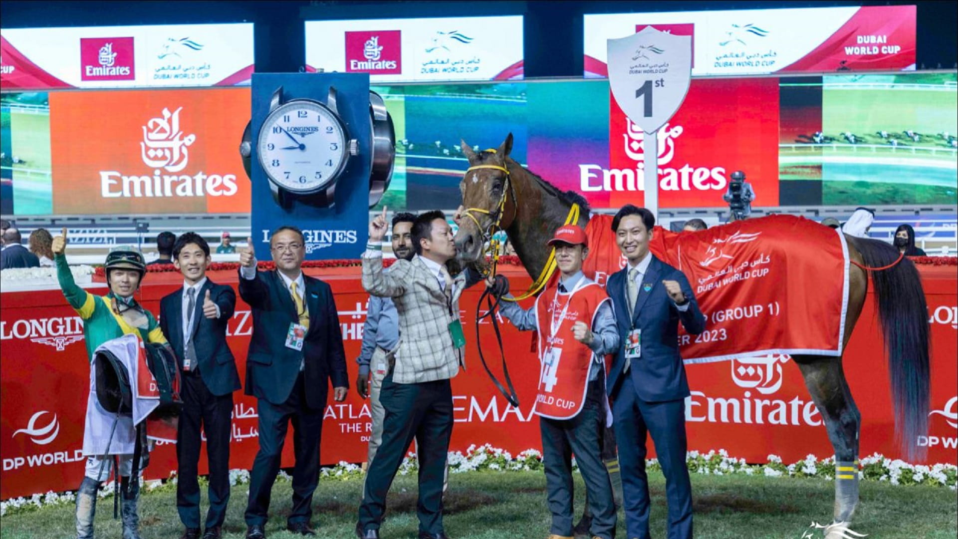 صورة بعنوان: "أوشبا تيسورو" بطلاً لكأس دبي العالمي 2023  