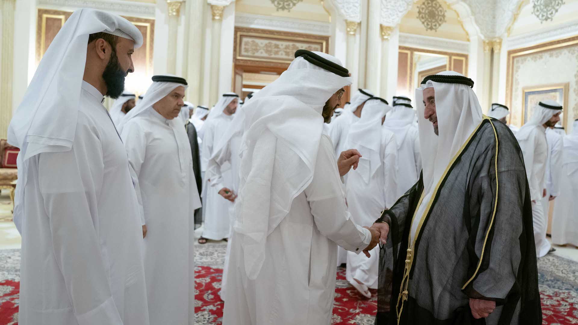 Image for the title: Sharjah Ruler continues to welcome well-wishers in Ramadan 