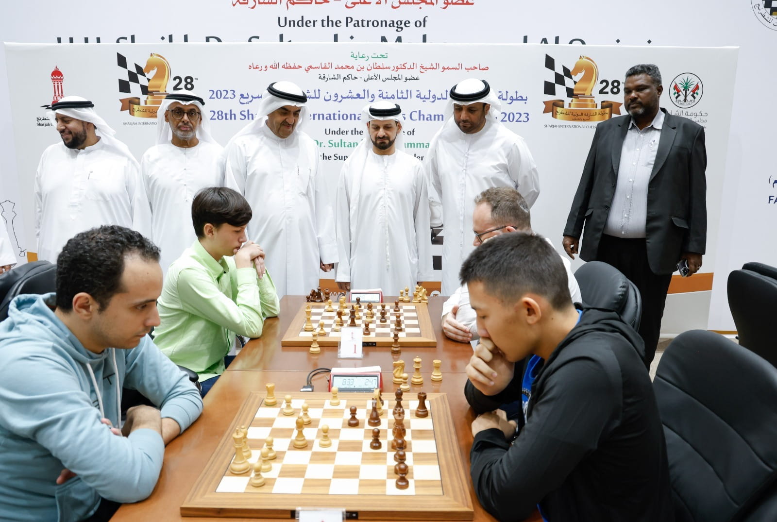 Image for the title: Al Hazami… Sharjah Chess Club international chess pillar 