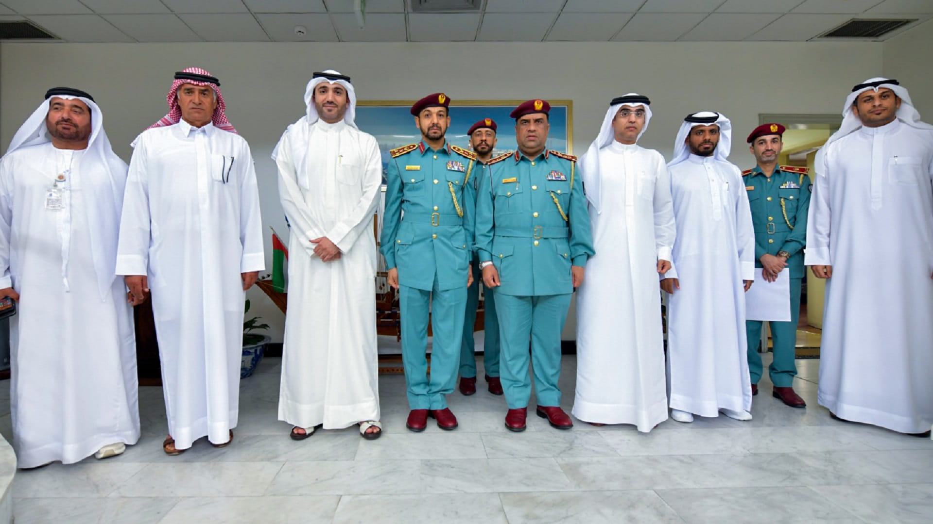 صورة بعنوان: شرطة وجمارك الشارقة تبحثان سبل الارتقاء بمجال أمن المنافذ الحدودية 