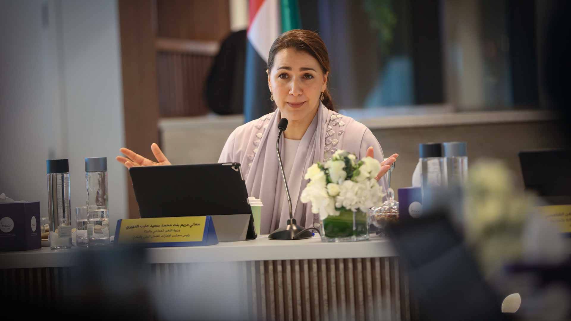 صورة بعنوان: مجلس الإمارات للعمل البيئي والبلدي يناقش التوجهات البيئية الوطنية 