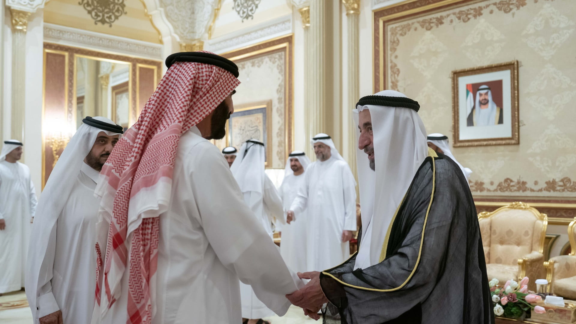 Image for the title: Sharjah Ruler receives Ramadan well-wishers 
