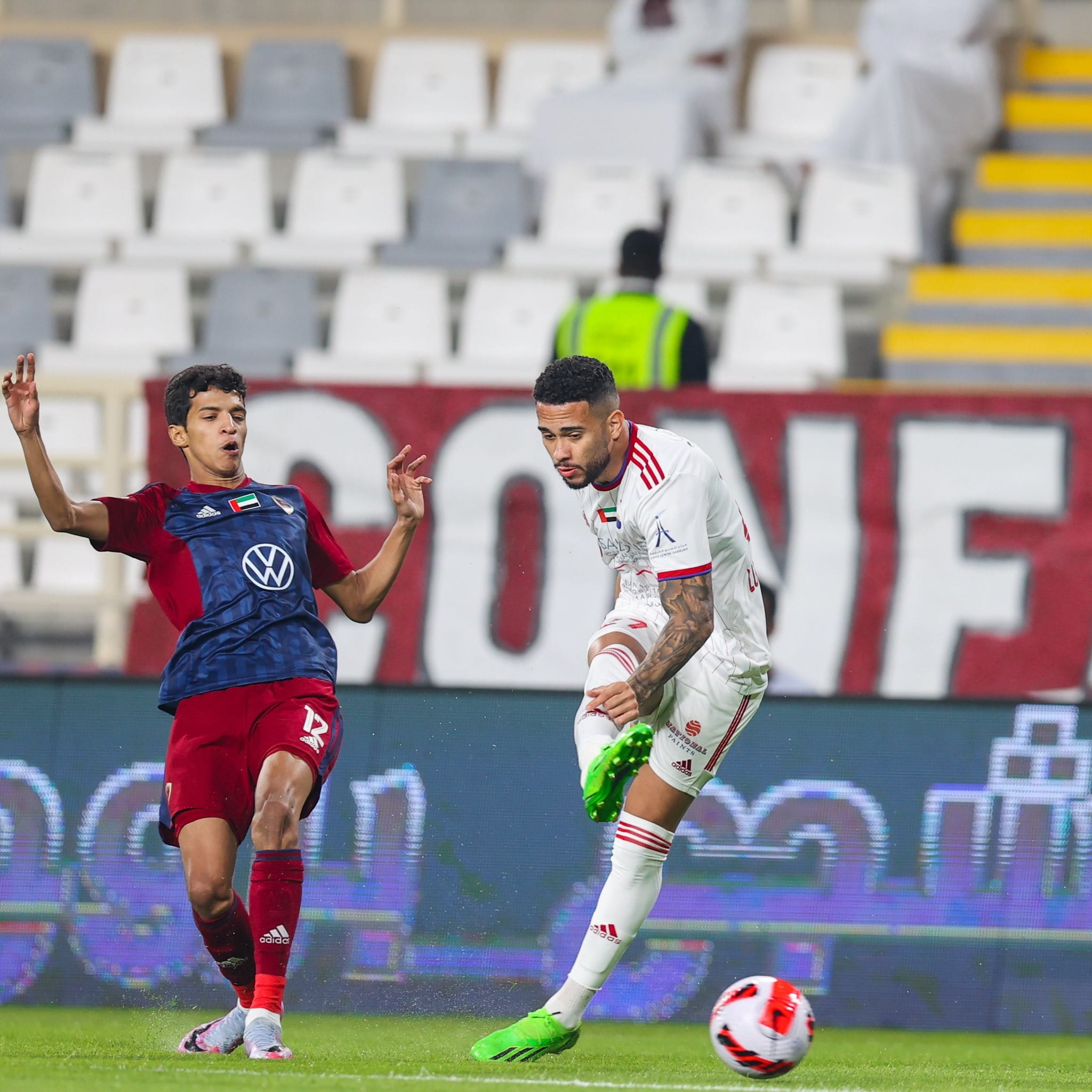 Image for the title: Al Wehda tied with Sharjah, Al Batayeh with Ajman 