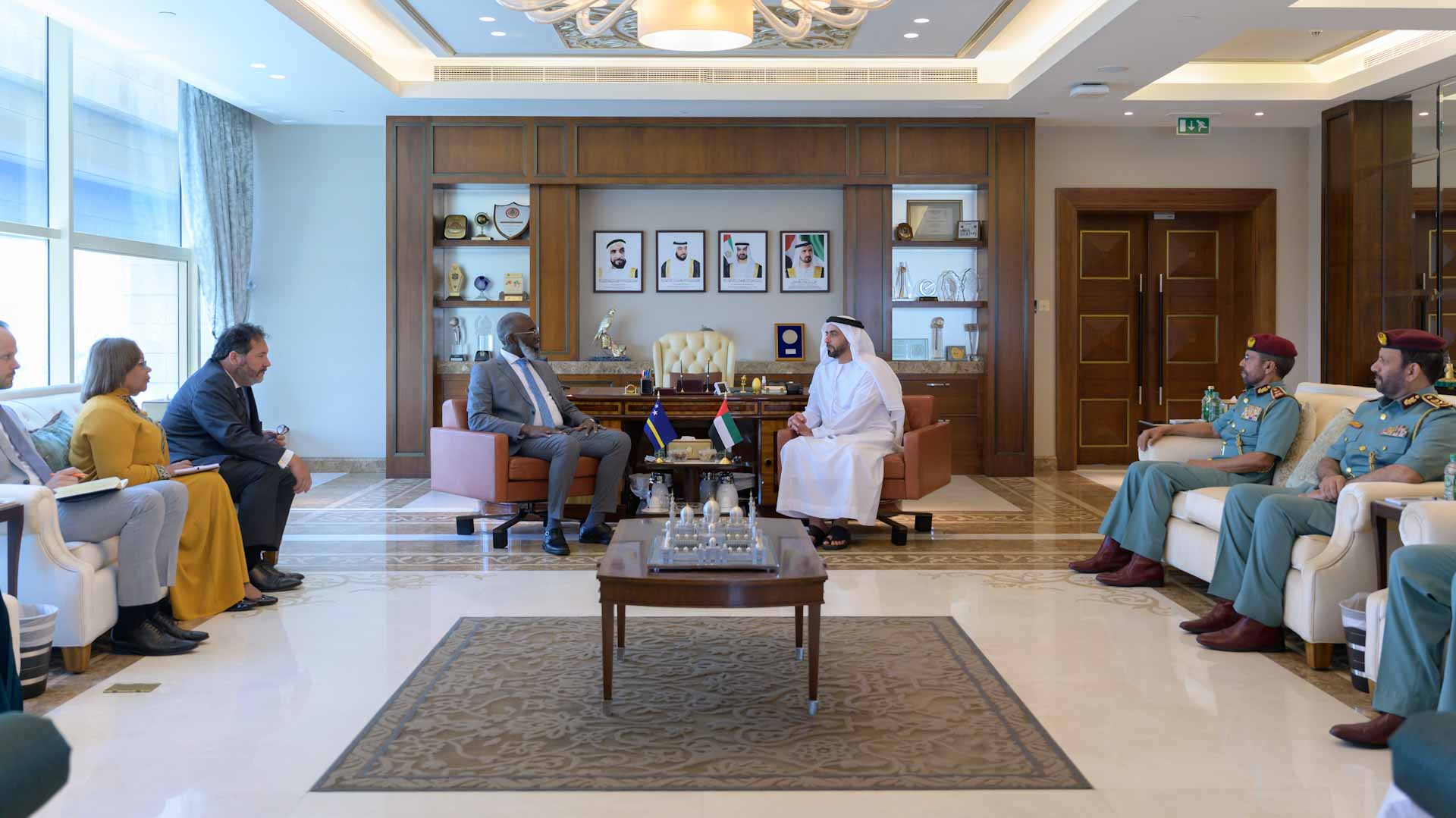 Image for the title: Saif bin Zayed receives Curaçao PM 