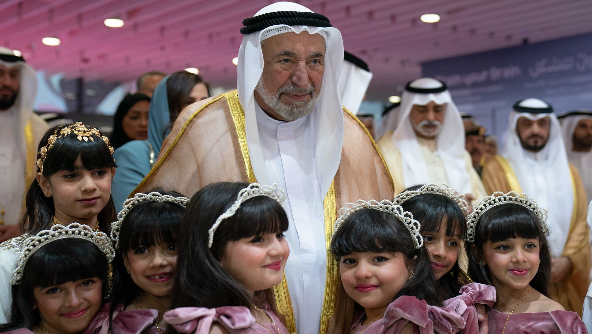 Image for the title: Sultan Al Qasimi inaugurates 14th SCRF 