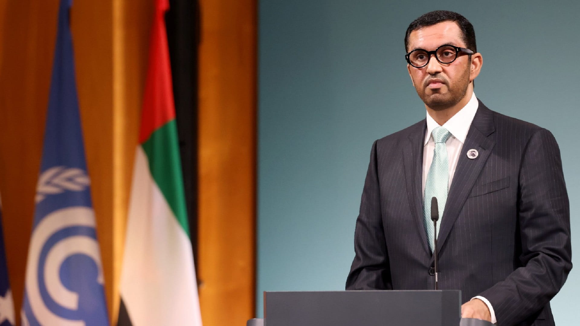 صورة بعنوان: سلطان الجابر يؤكد ضرورة صياغة خطة واقعية للعمل المناخي  