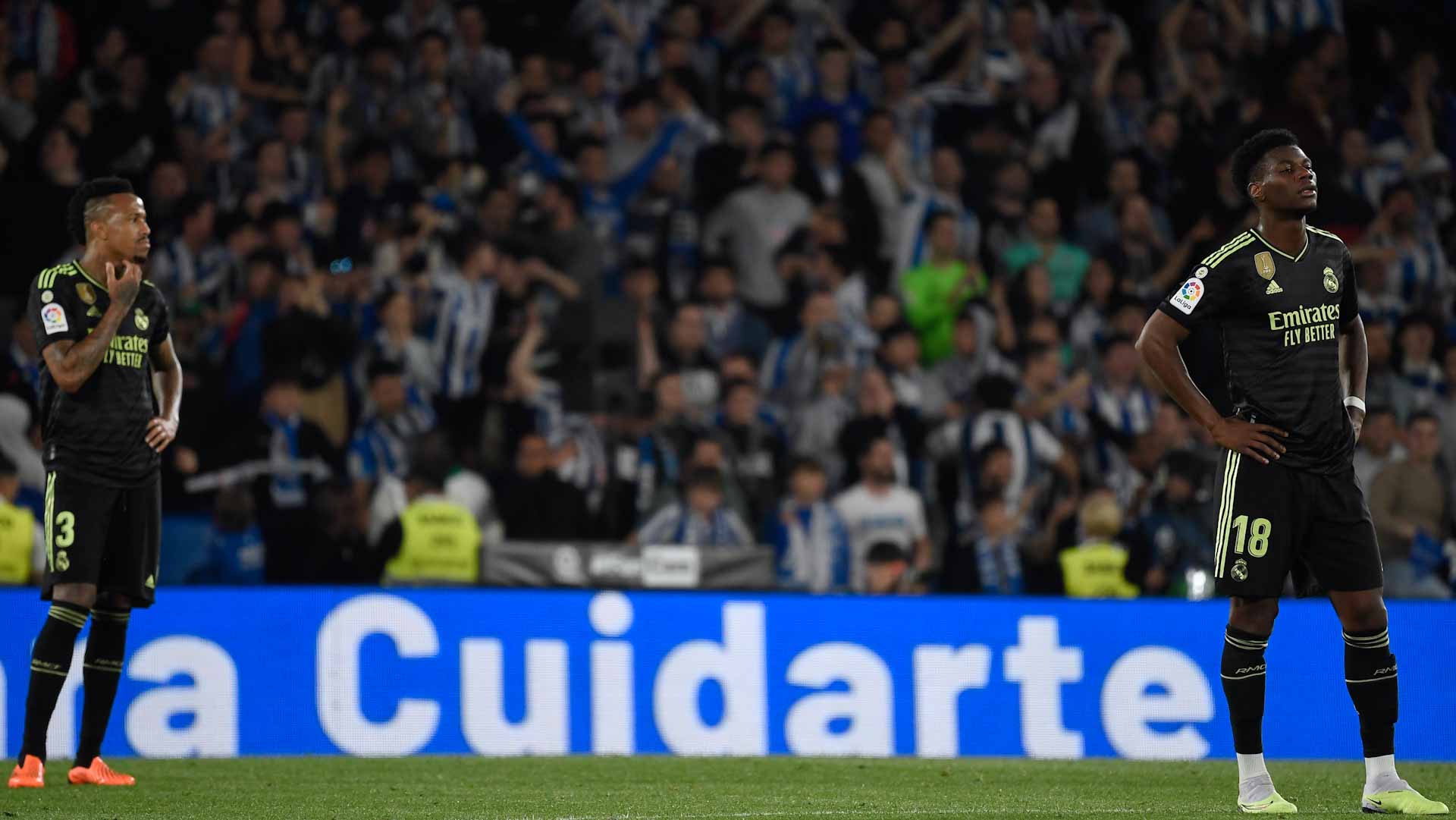 Image for the title: Real Sociedad defeat 10-man Real Madrid 